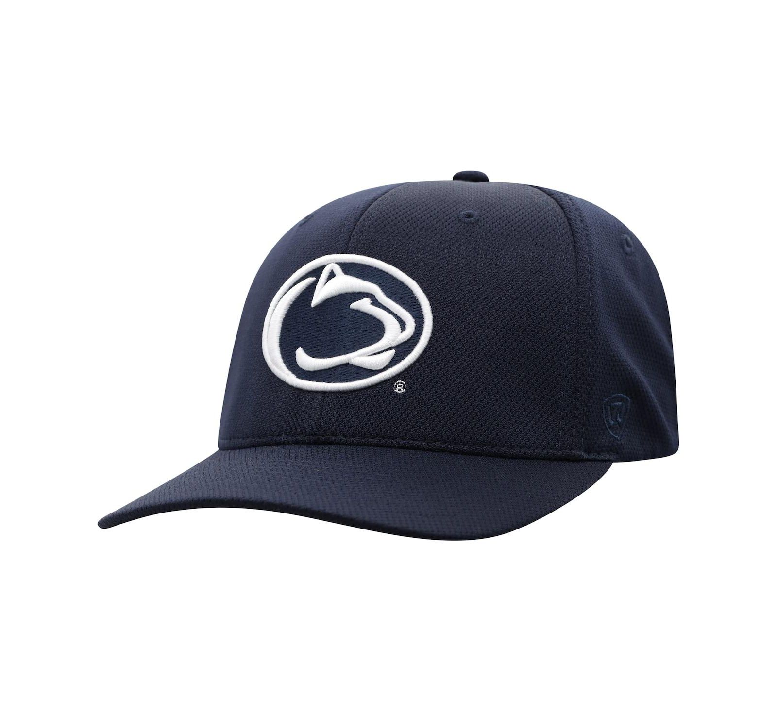 Мужская кепка Top of The World Navy Penn State Nittany Lions Reflex Logo Flex