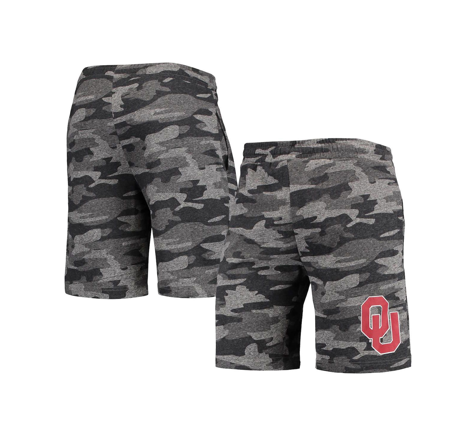 Concepts Sport Мужские шорты Oklahoma Sooners Camo Backup Terry Jam Lounge
