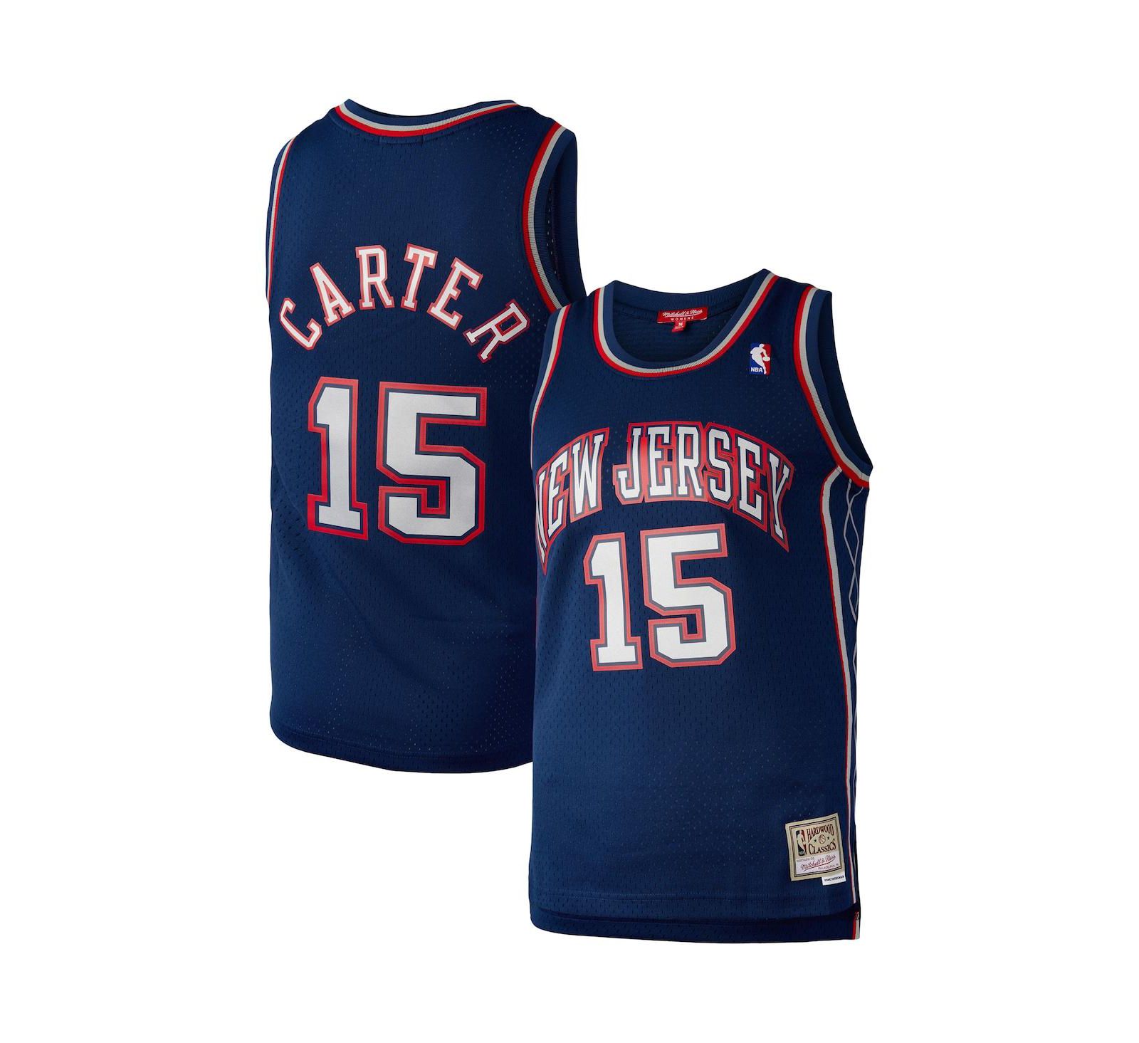 Women's Mitchell & Ness Vince Carter Navy New Jersey Nets Hardwood Classics 2006 Swingman Jersey