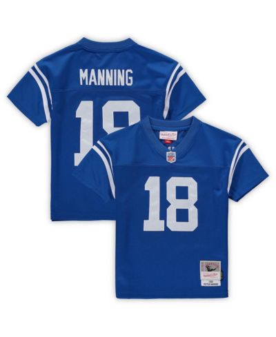 Детская джерси Mitchell & Ness Peyton Manning Royal Indianapolis Colts Retired Legacy