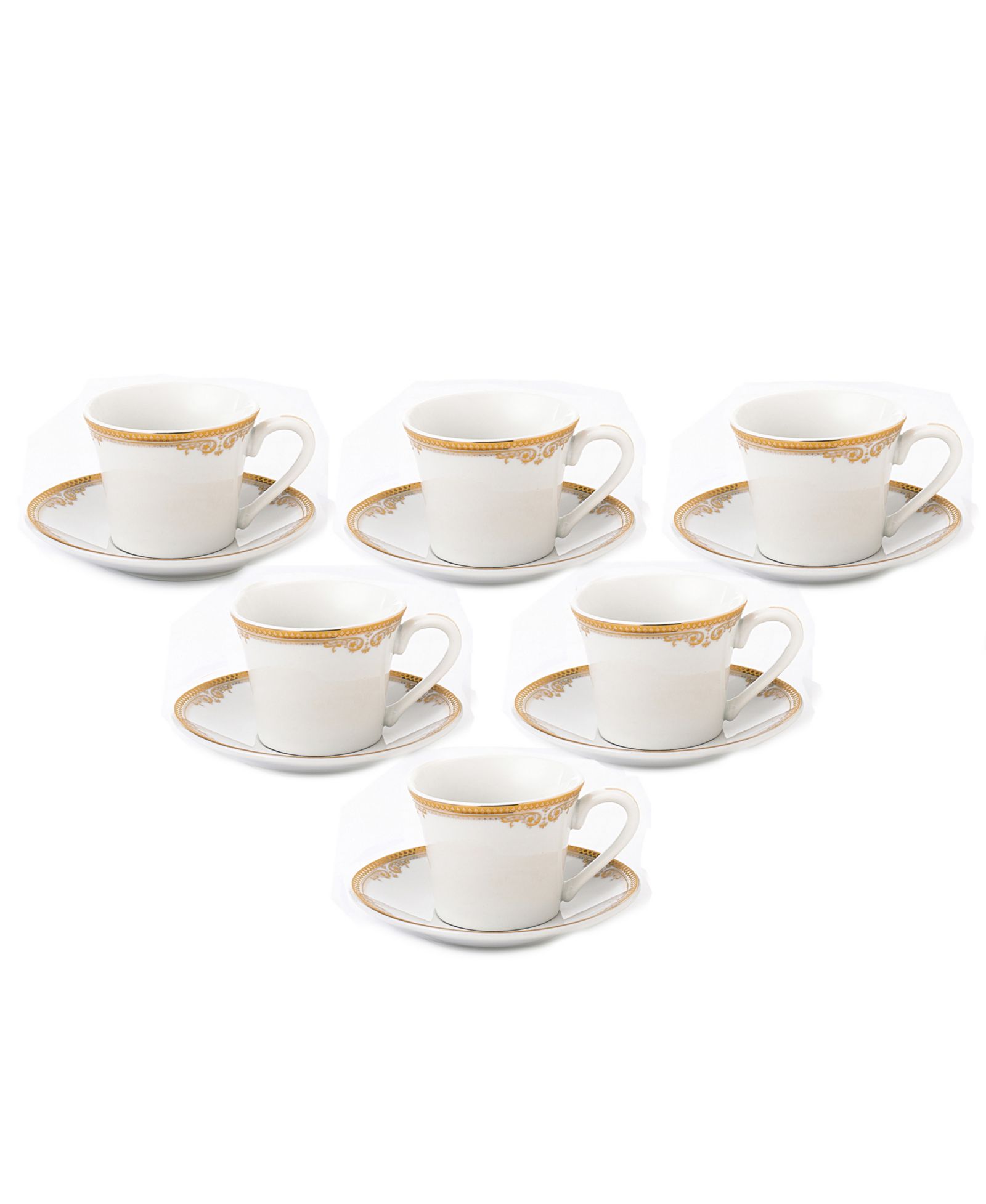 Набор Lorren Home Trends Floral Espresso, 12 Piece