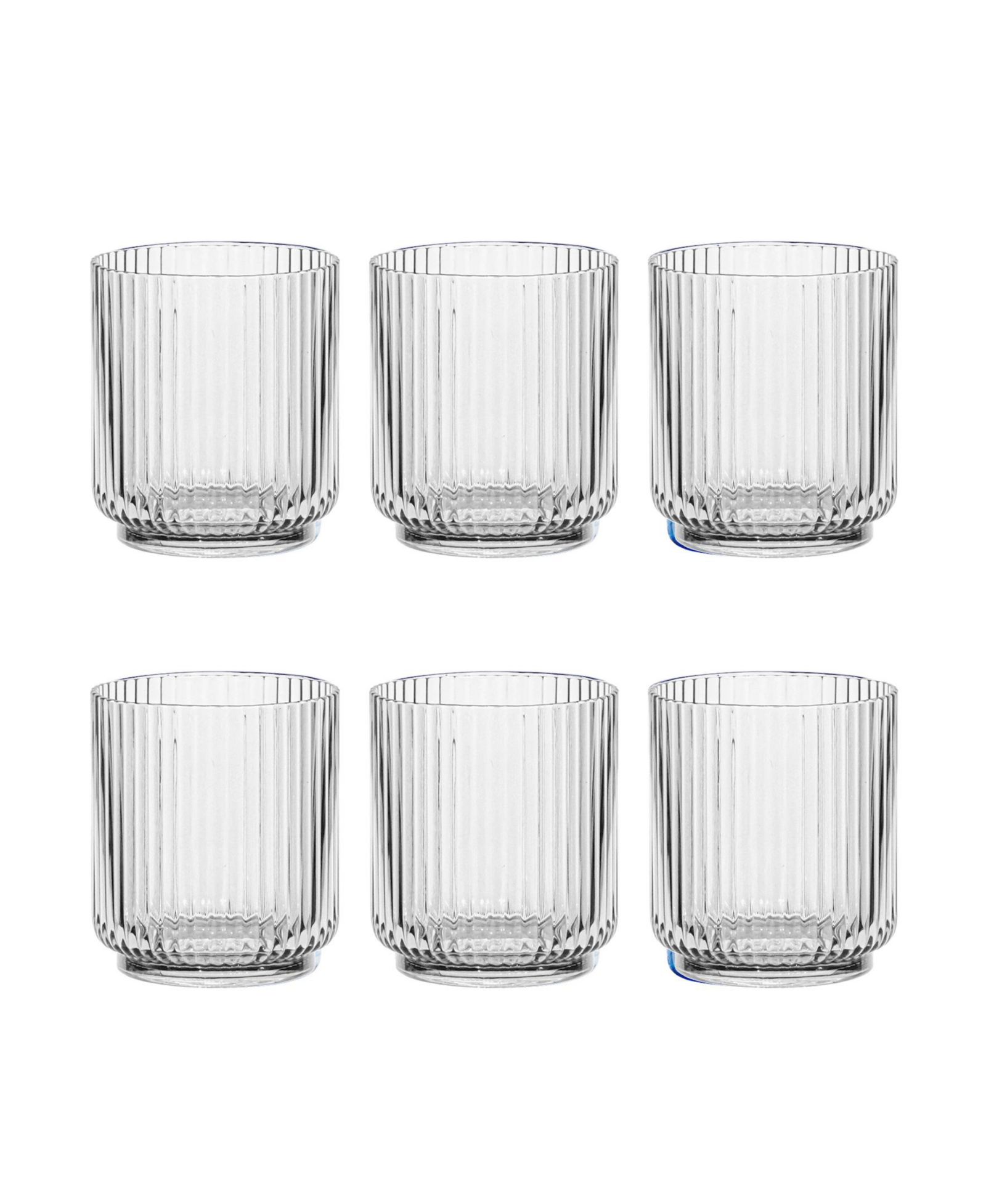 Набор акриловых стаканов Abode Homewares Mesa Double Old Fashion из 6 штук