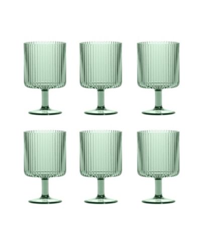 Набор из 6 премиальных акриловых бокалов Abode Homewares Mesa