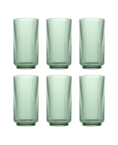Abode Homewares Mesa Jumbo Premium Acrylic Glasses, Set of 6