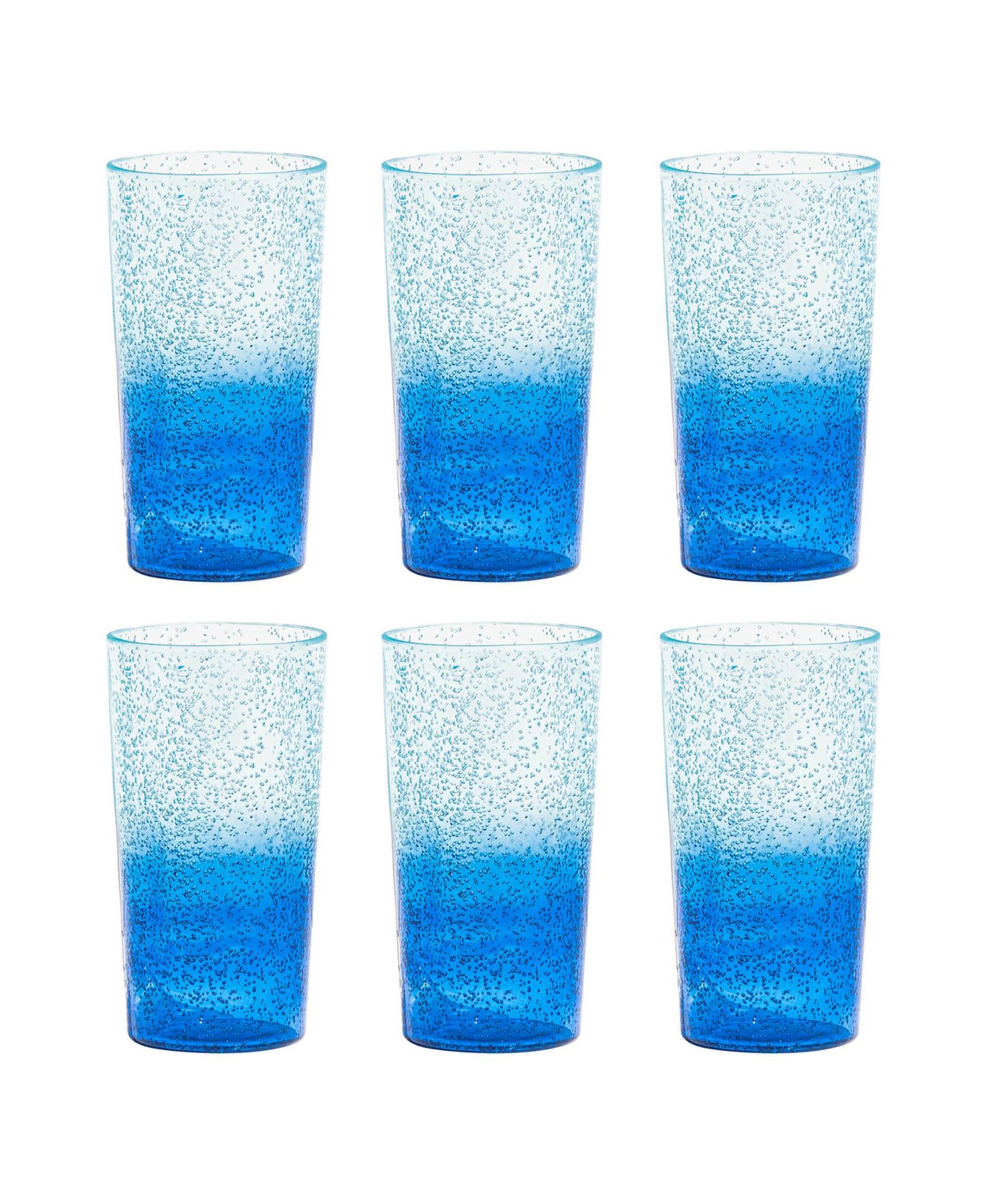 Abode Homewares набор из 6 акриловых стаканов Oceanic Ombre
