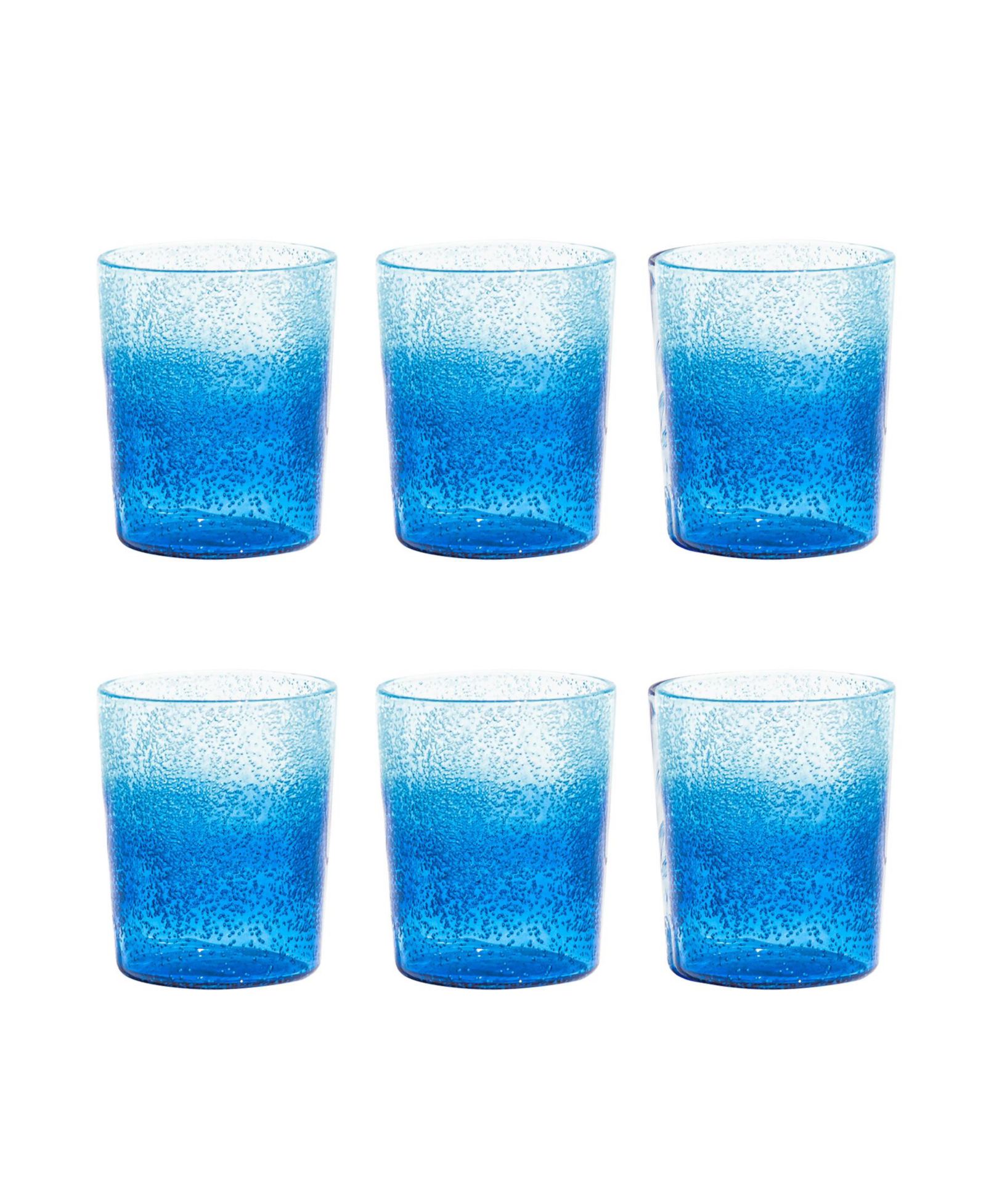 Abode Homewares Oceanic Ombre набор из 6 акриловых стаканов Double Old Fashioned