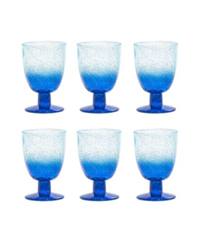 Abode Homewares Набор бокалов Oceanic Ombre Premium Acrylic, 6 шт.