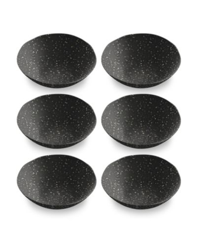Abode Homewares 6.7" Orion Speckles 6-Piece Bowl Set, 26 oz