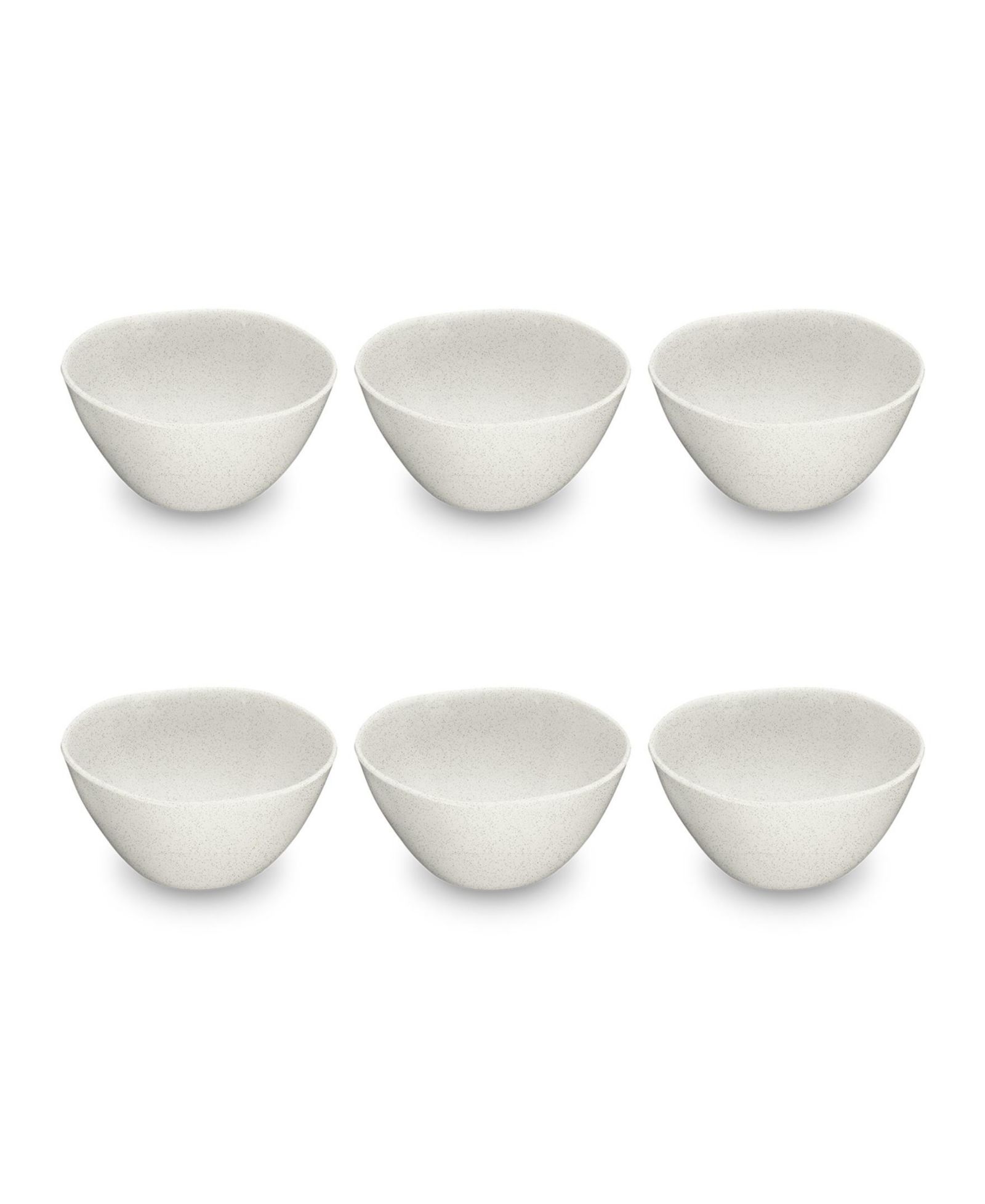 Abode Homewares 5.9"  Wheat PP 6-Piece Bowl Set, 19 oz