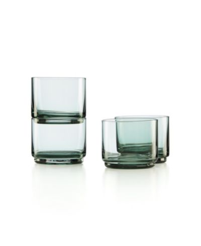 Tuscany Classics Stackable Short Glasses Set, 4 Piece