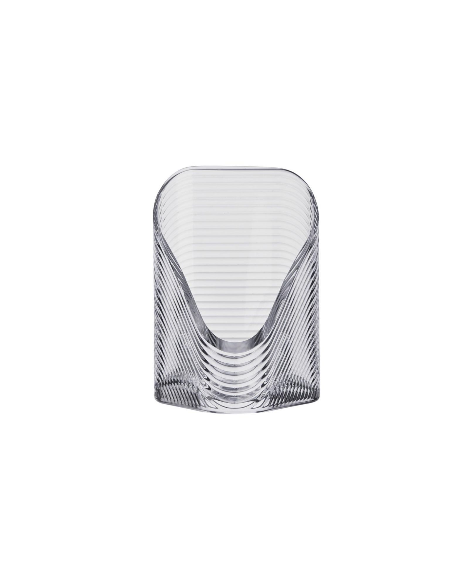 Nude Glass Mist Medium Tealight Holder