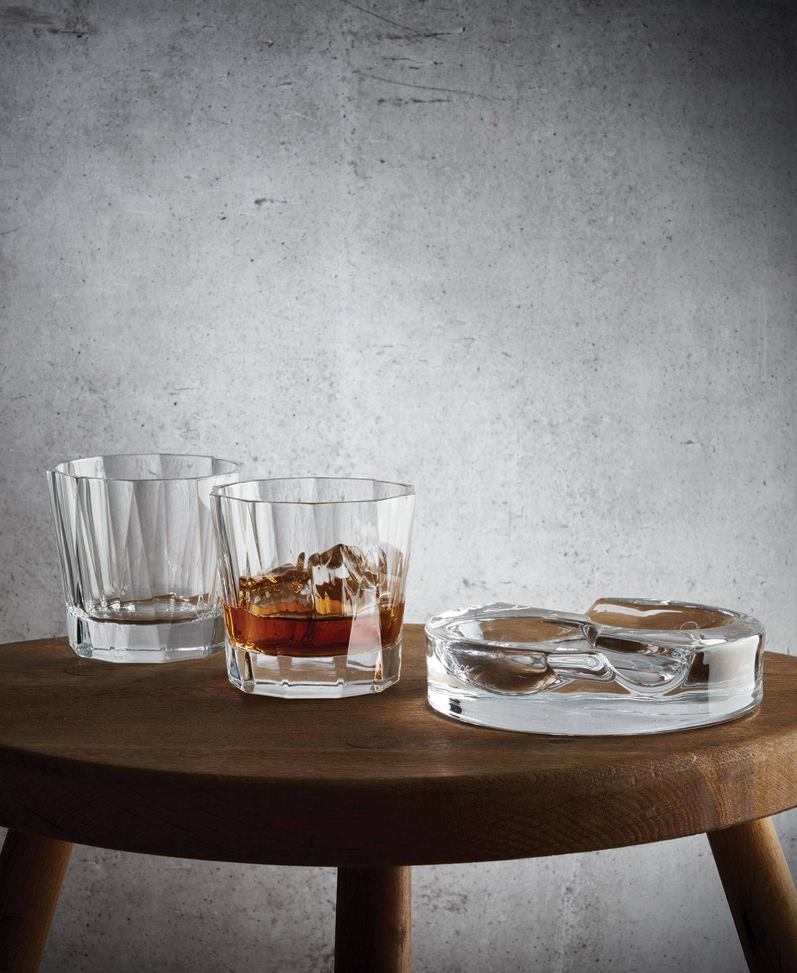 Набор из 3 стаканов Nude Glass Altruist Ashtray с Hemingway Tumblers