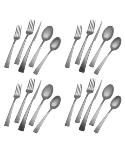 ZWILLING Bellasera Slate 18/10 Stainless Steel 20 Pc. Flatware Set, Service for 4