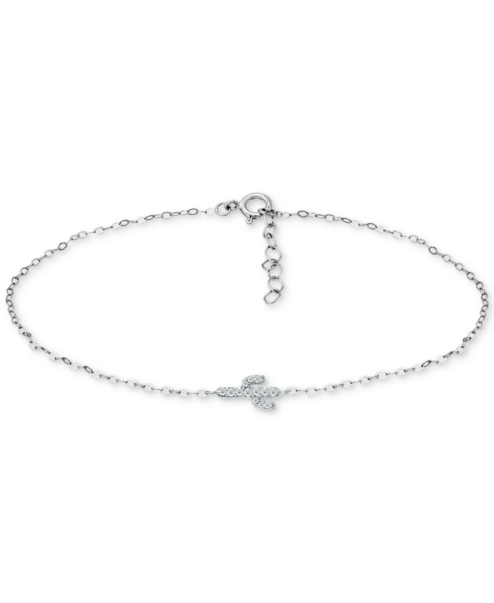 Браслет на щиколотку Giani Bernini Cubic Zirconia Cactus
