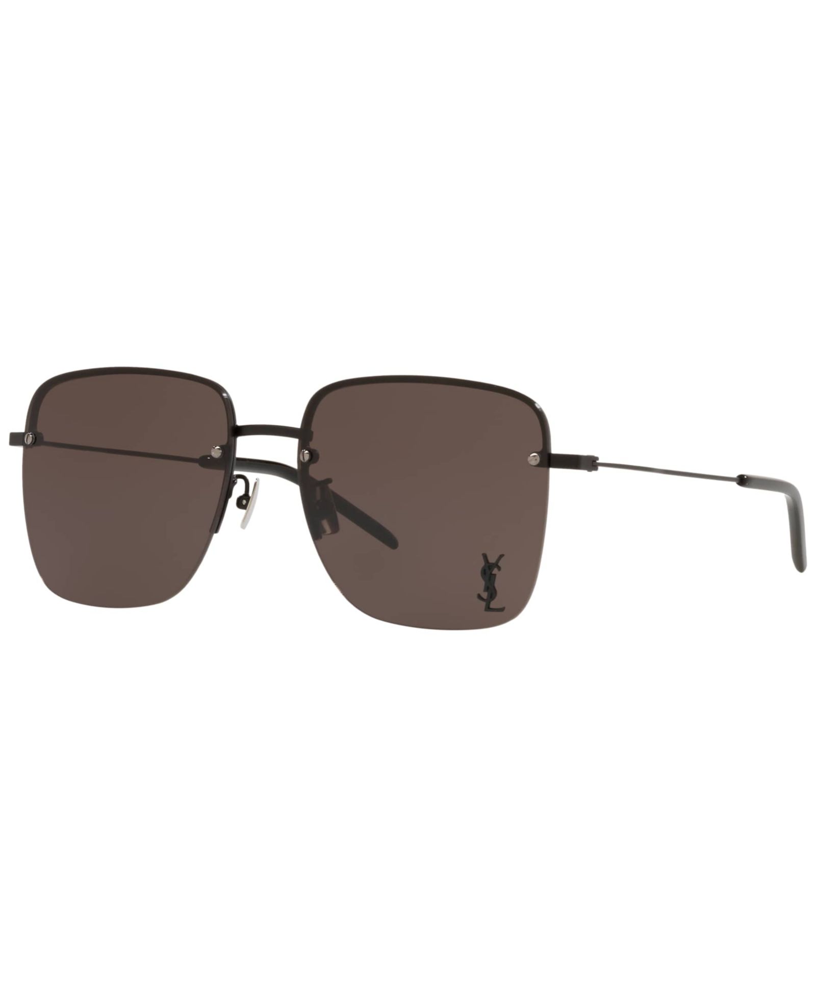 Женские зеркальные солнцезащитные очки Saint Laurent, SL 312 M-006