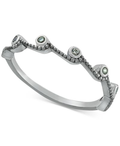 Кольцо Giani Bernini Cubic Zirconia Wavy Statement Sterling Silver