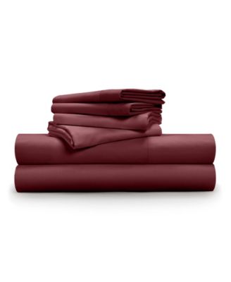 Pillow Gal Luxe Soft & Smooth Lyocell 6-Piece Sheet Set, California King