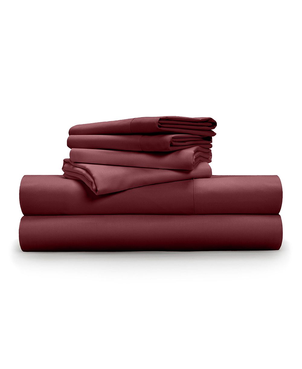 Pillow Gal Luxe Soft & Smooth Lyocell 6-Piece Sheet Set, Full
