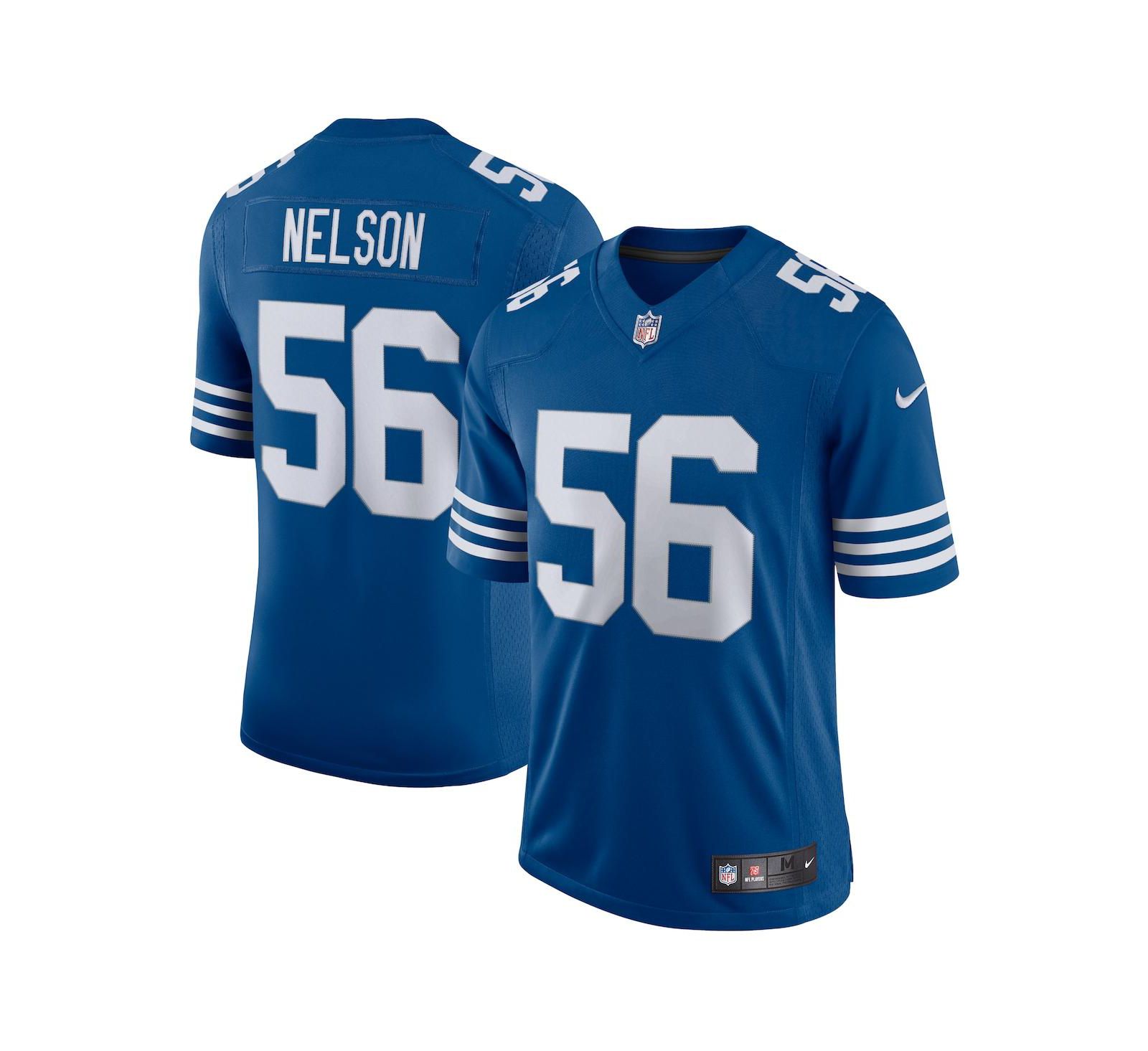 Мужская джерси Nike Quenton Nelson Indianapolis Colts Vapor Limited