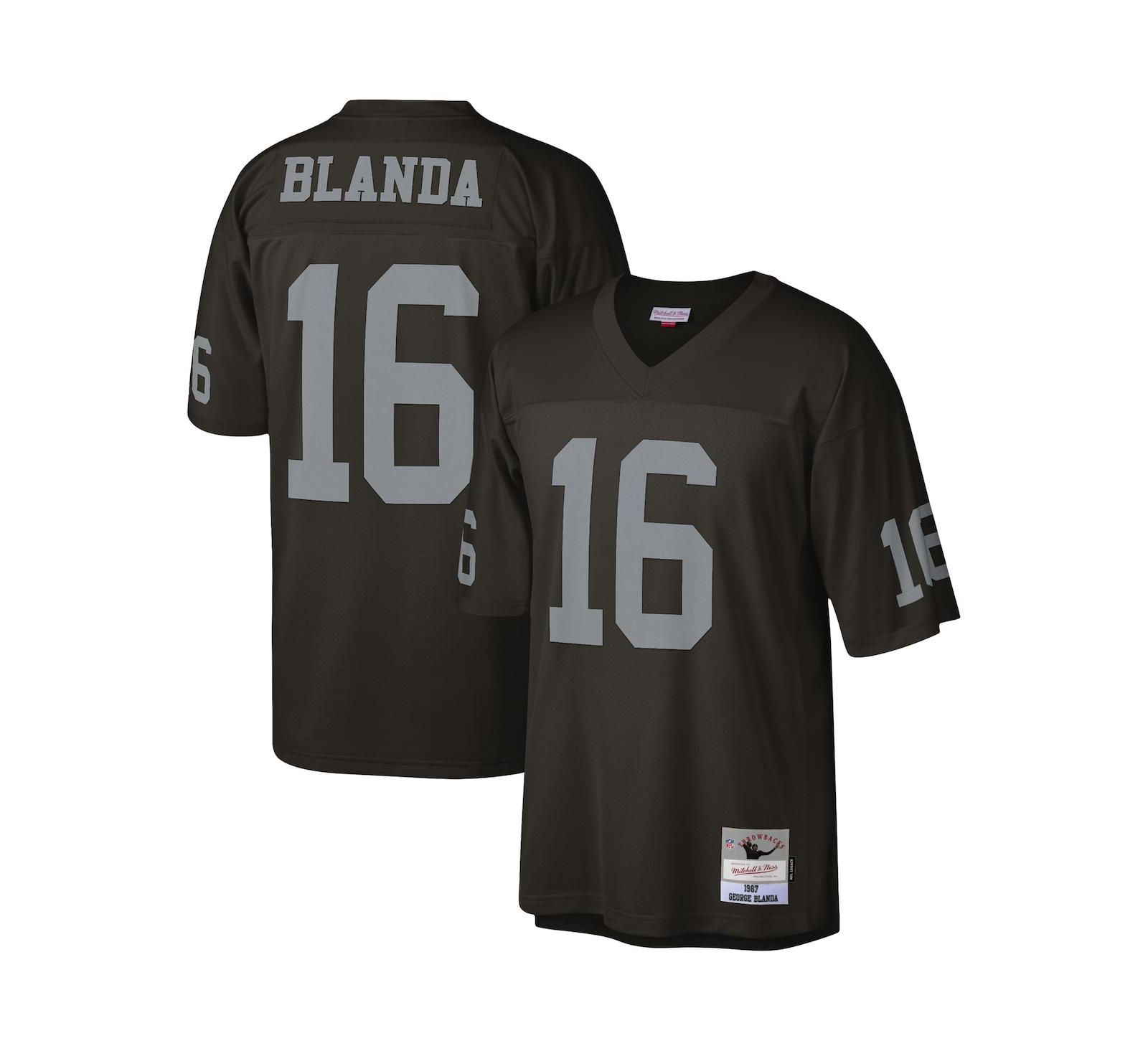 Мужская джерси Mitchell & Ness George Blanda Las Vegas Raiders