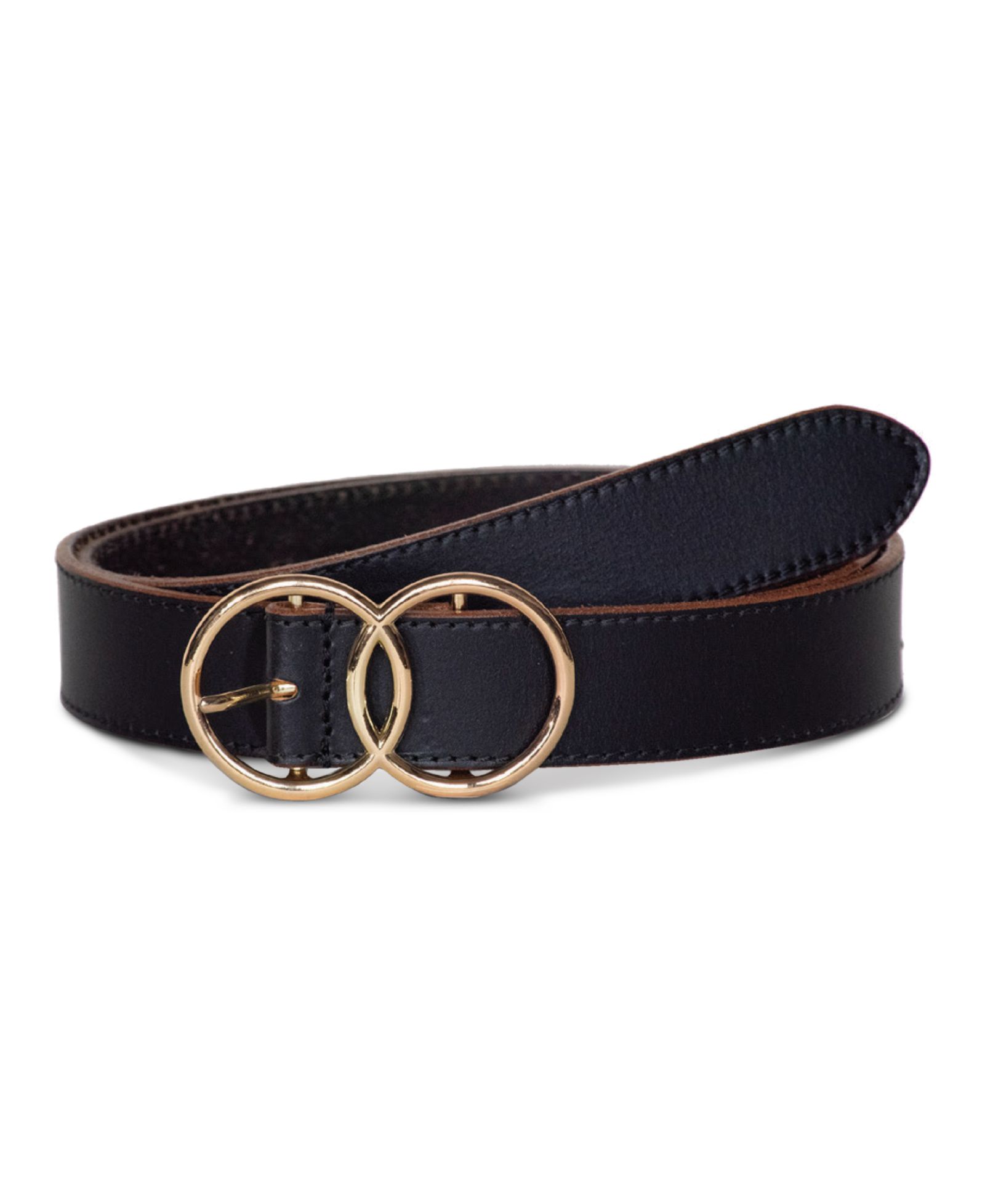 Женский кожаный ремень Lucky Brand Double O Ring