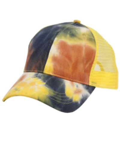 Женская кепка Angela & William Tie Dye Truck Mesh Ponycap