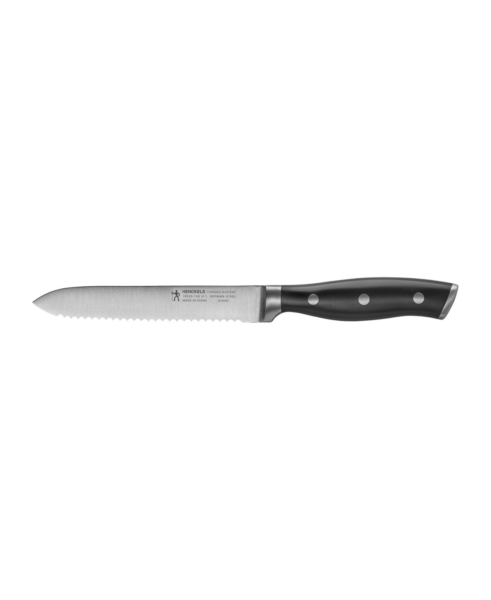 Универсальный нож HENCKELS Forged Accent 5" Serrated Utility Knife