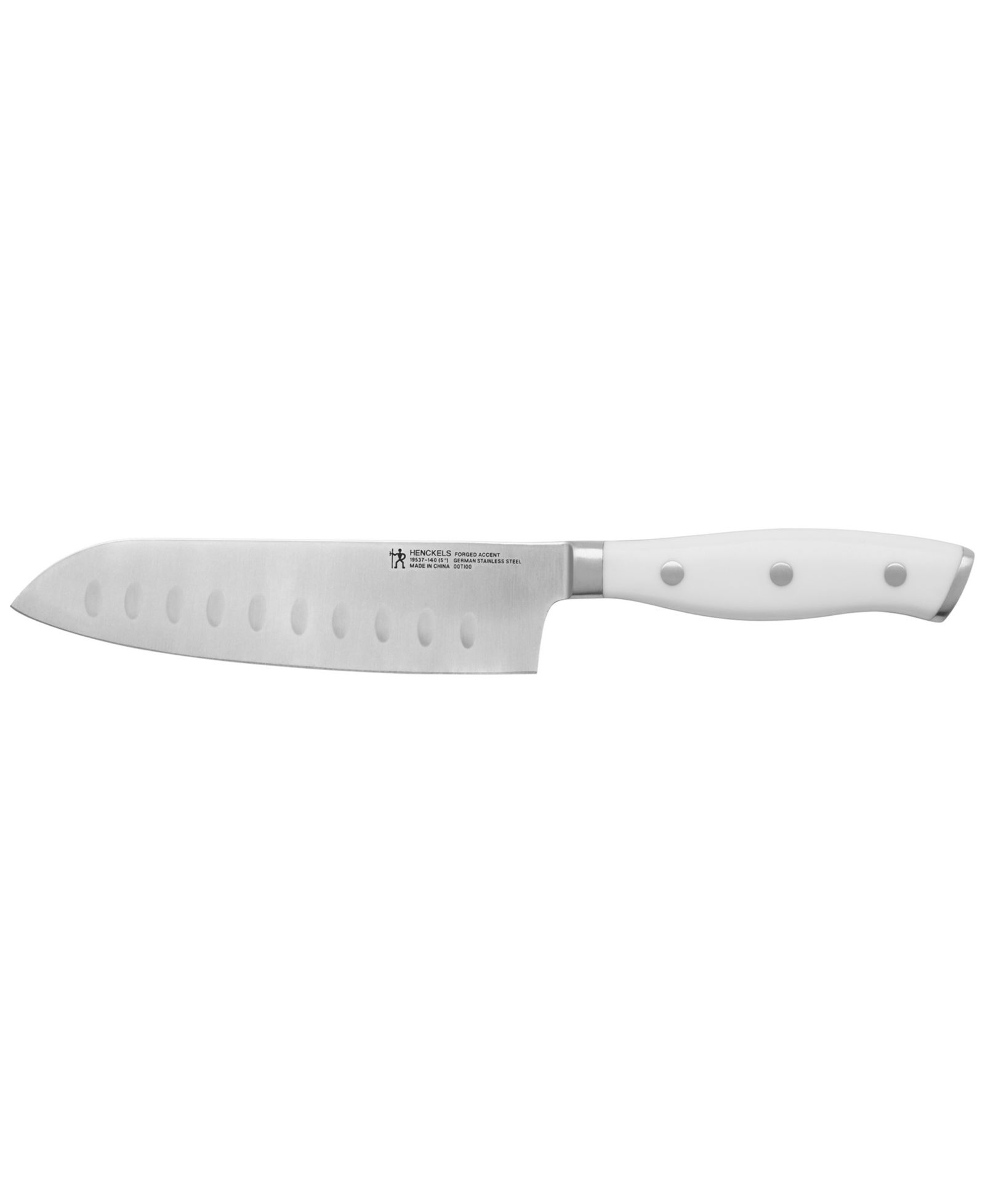 HENCKELS Forged Accent 5" Hollow Edge Santoku Knife with Handle