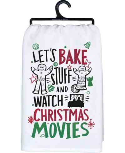 Primitives by Kathy Кухонное полотенце Let's Bake Stuff and Watch Christmas Movies