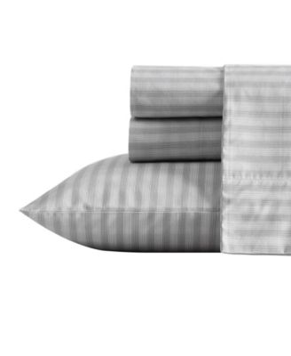 Nautica Michael Plaid Cotton Percale 3-Piece Sheet Set, Twin XL