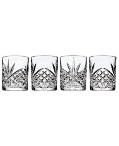 Стаканы Godinger Dublin Crystal Double Old-Fashioned, набор 4 шт.