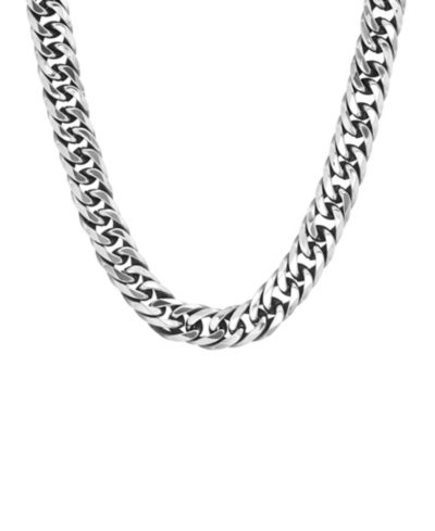 STEELTIME Мужские цепочки на шею из нержавеющей стали Cuban Link