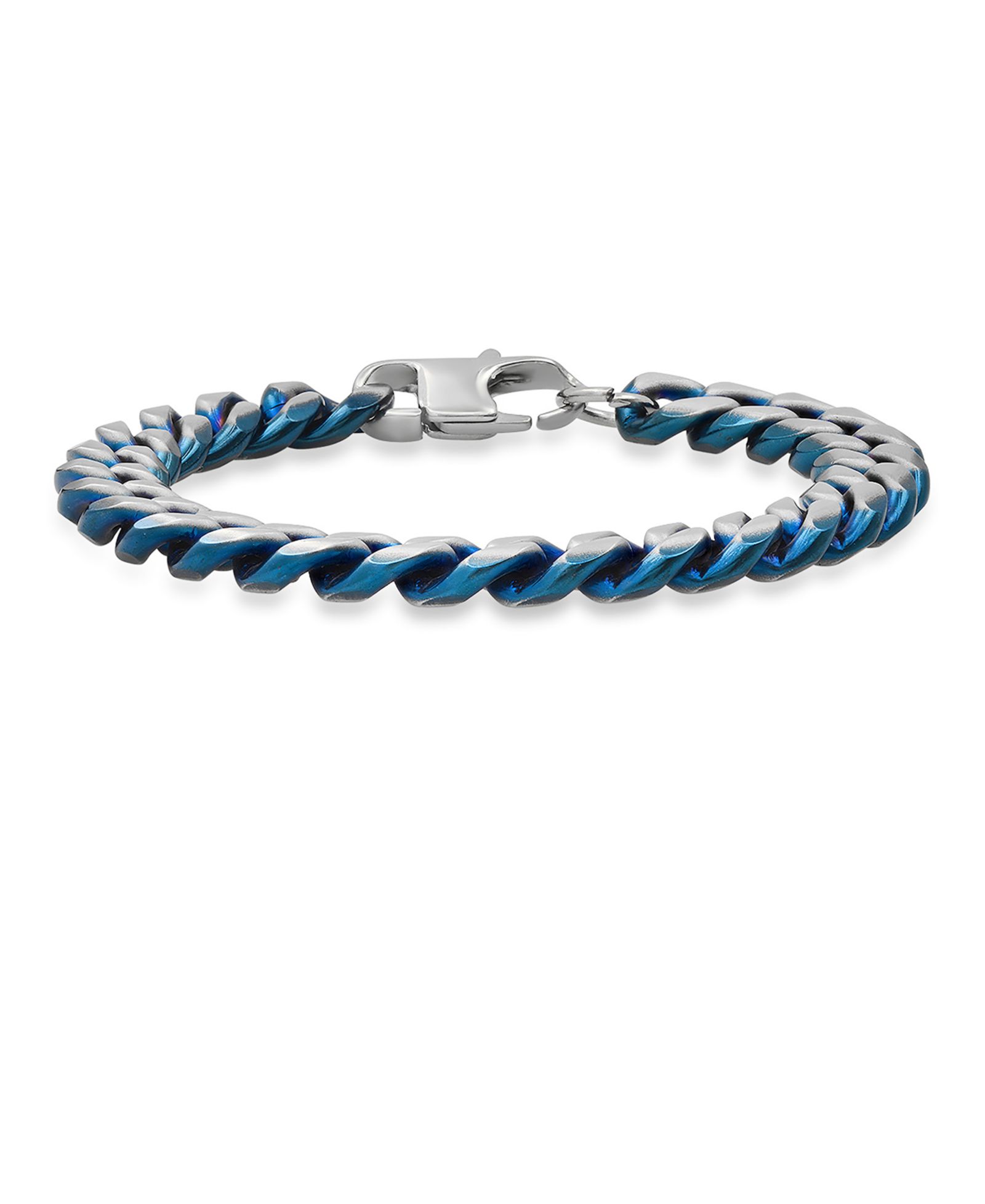 Мужской браслет STEELTIME Stainless Steel Ion Plating Cuban Link Chain
