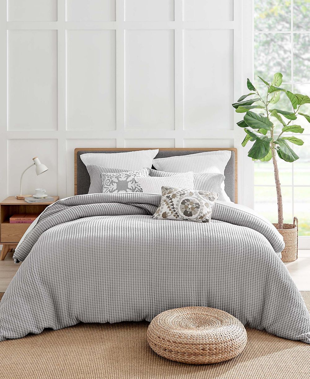Levtex Home Mills Waffle Classic 3-Pc. Duvet Cover Set, King