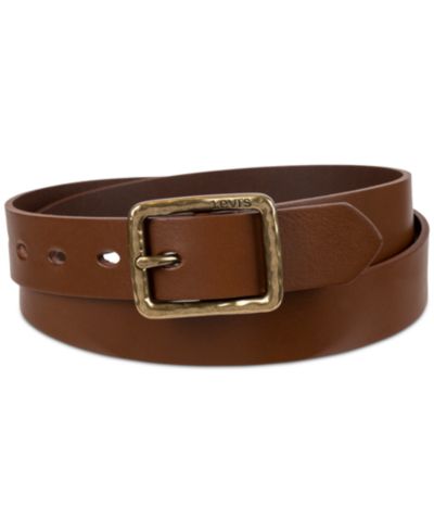 Ремень Levi's® Women's Hammered Center Bar Buckle Casual Leather