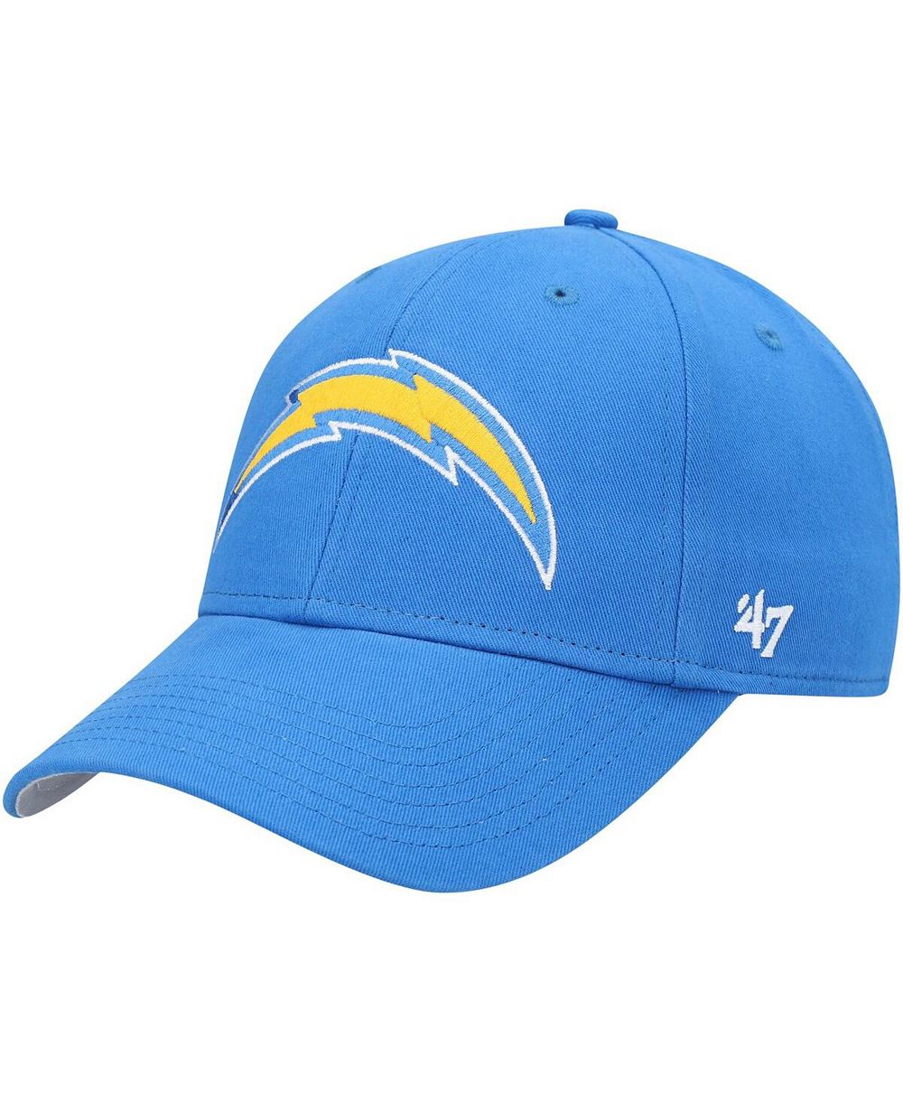 Детская кепка '47 Brand Powder Blue Los Angeles Chargers Basic MVP с регулируемым размером