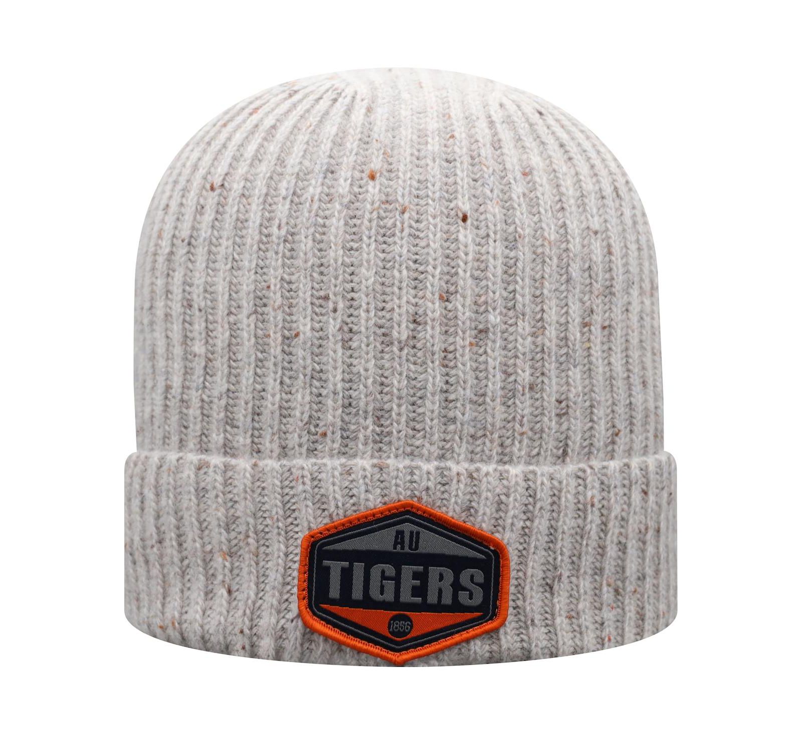 Мужская вязаная шапка Top of the World Gray Auburn Tigers Alp Cuffed Knit