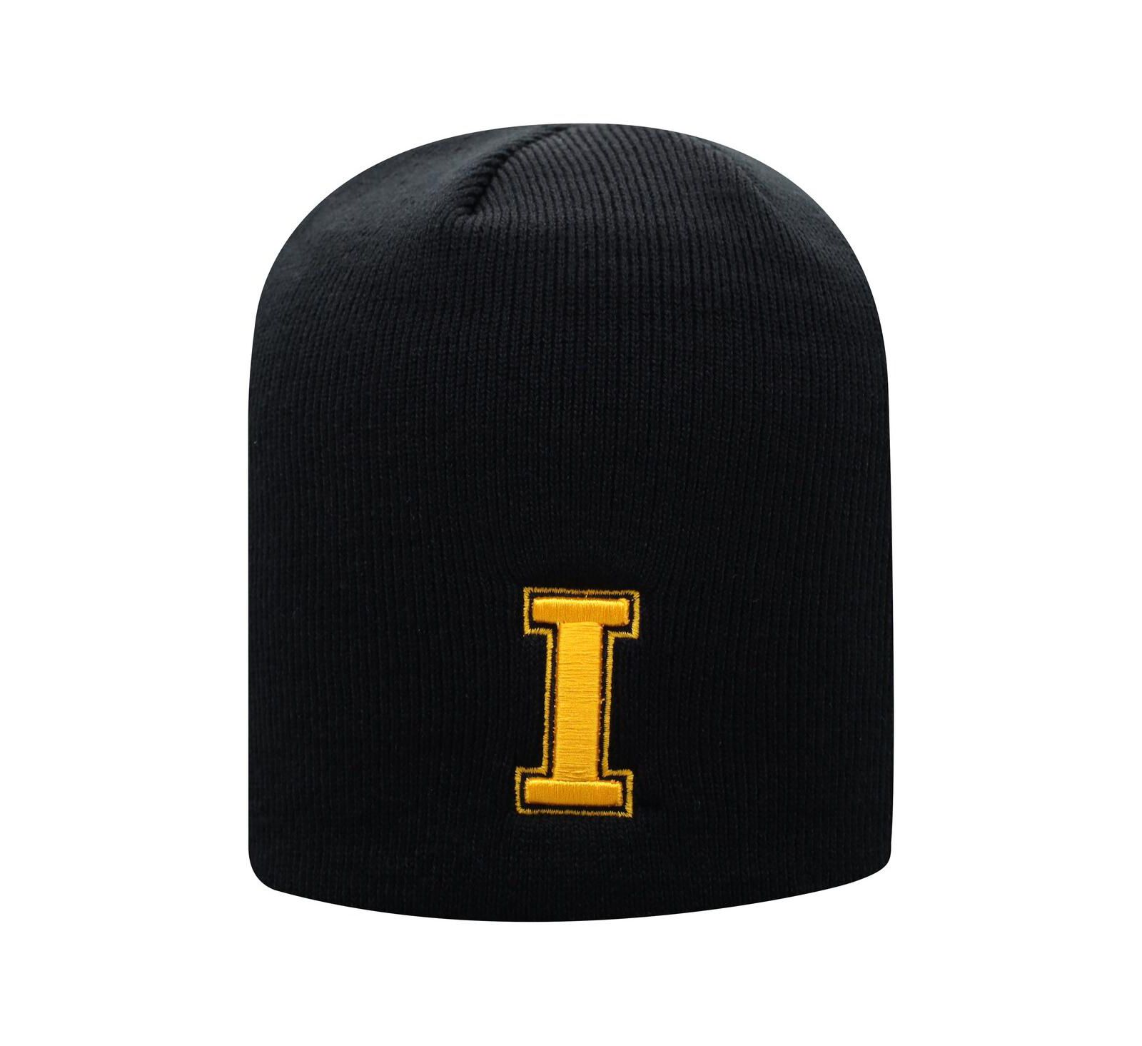 Мужская вязаная шапка Top of the World Black Idaho Vandals Core Knit
