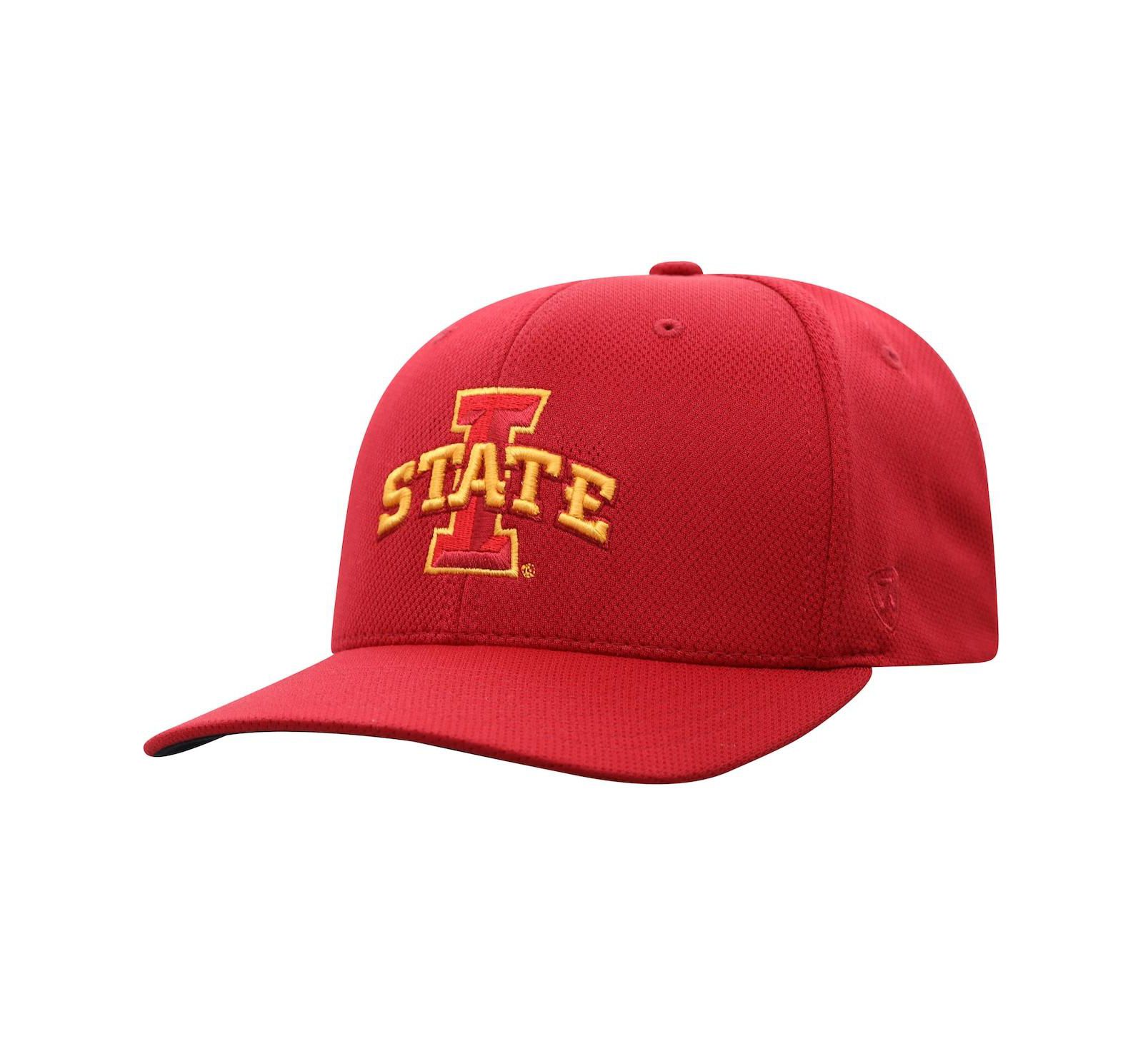 Кепка Top of the World Cardinal Iowa State Cyclones Reflex Logo Flex, Мужская