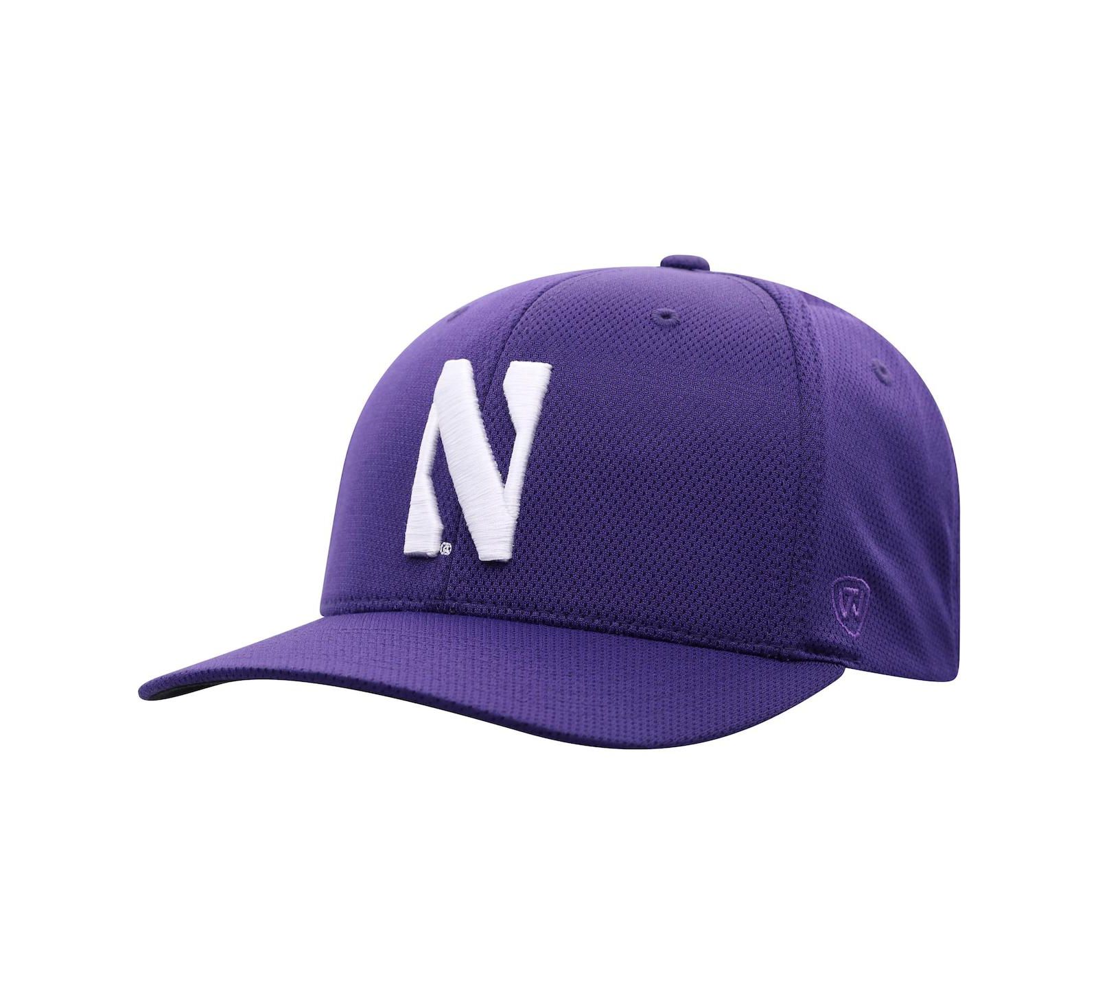 Мужская фиолетовая кепка Top of the World Northwestern Wildcats Reflex Logo Flex