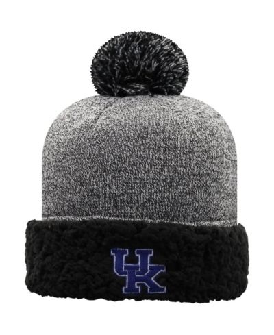 Женская вязаная шапка Top of the World Black Kentucky Wildcats с помпоном
