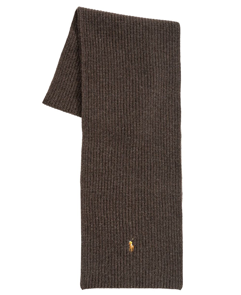 Polo Ralph Lauren Men's Wool Blend Signature Knit Scarf