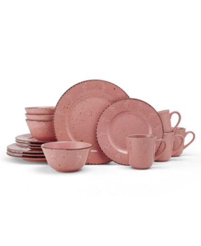 Pfaltzgraff Flamingo 16 Pc. Dinnerware Set, Service for 4