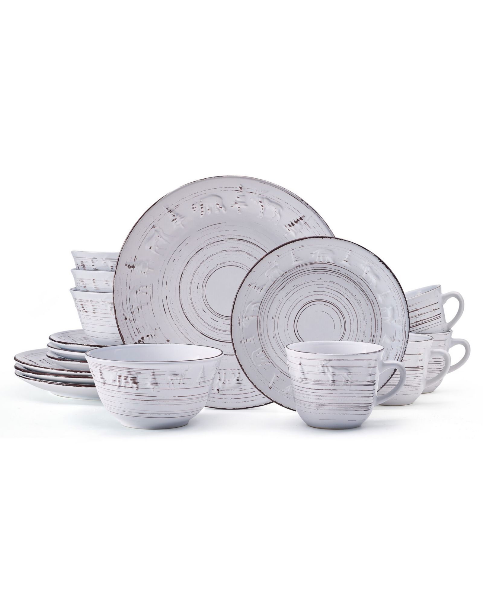 Pfaltzgraff Trellis Lodge 16 Pc. Dinnerware Set, Service for 4