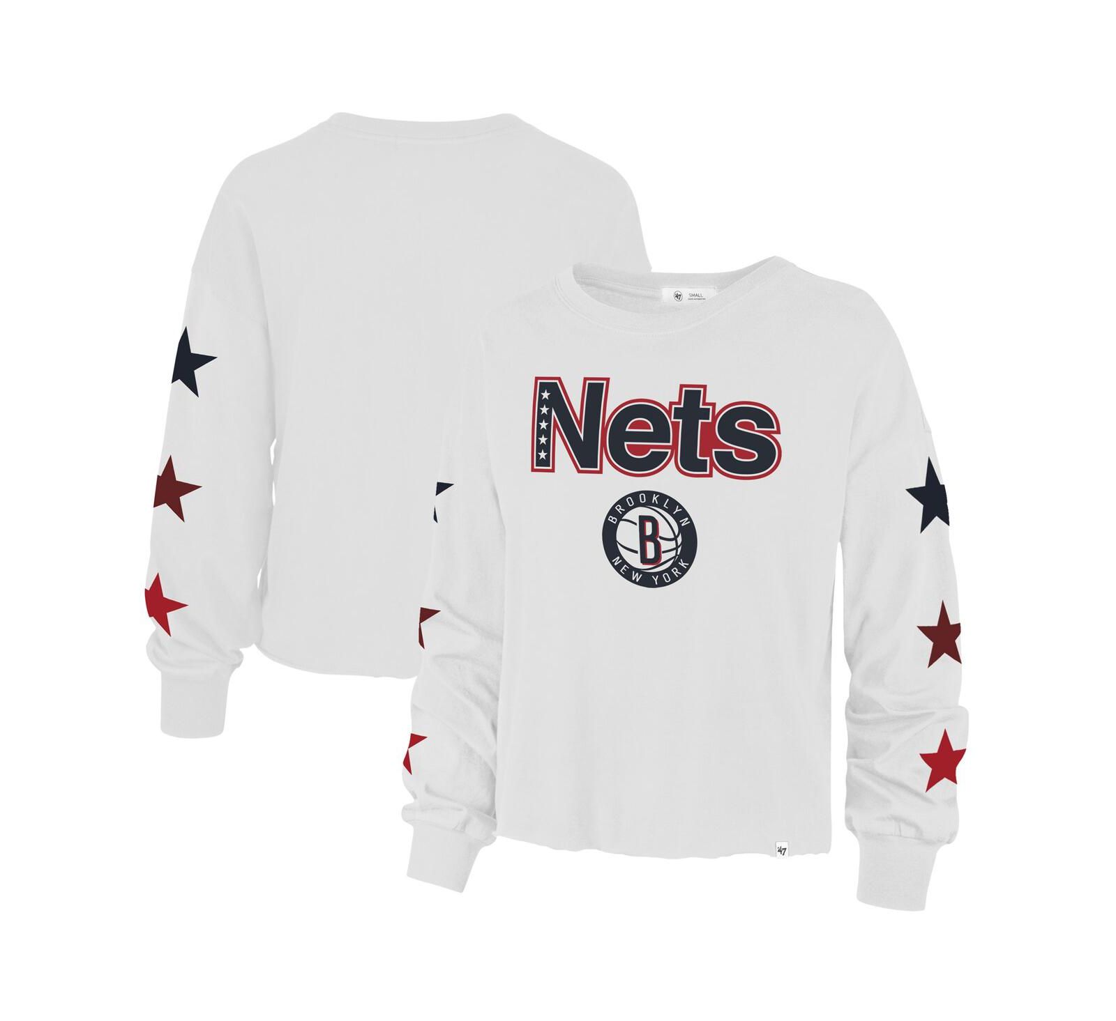 '47 Brand Женская футболка с длинным рукавом Brooklyn Nets 2021/22 City Edition