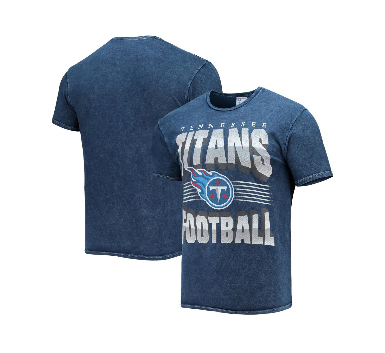 Men's '47 Navy Tennessee Titans Rocker Vintage-Inspired Tubular T-shirt