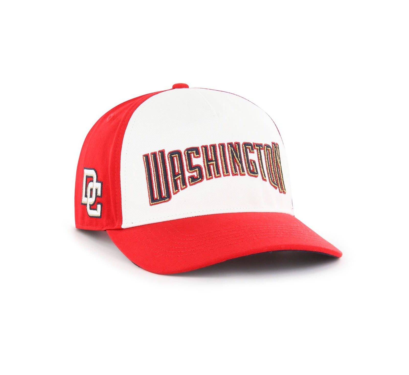 Men's '47 Brand Red, White Washington Nationals Cooperstown Collection Retro Contra Hitch Snapback Hat