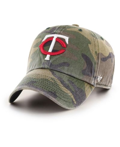 Мужская кепка '47 Camo Minnesota Twins Clean Up Adjustable Hat