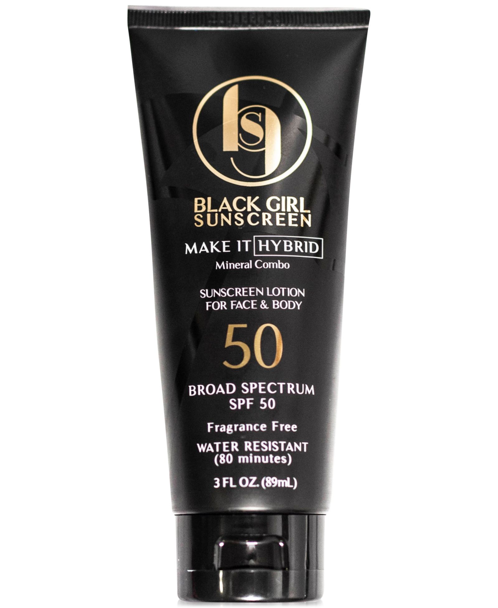 Black Girl Sunscreen Make It Hybrid Sunscreen SPF 50, 3 oz.