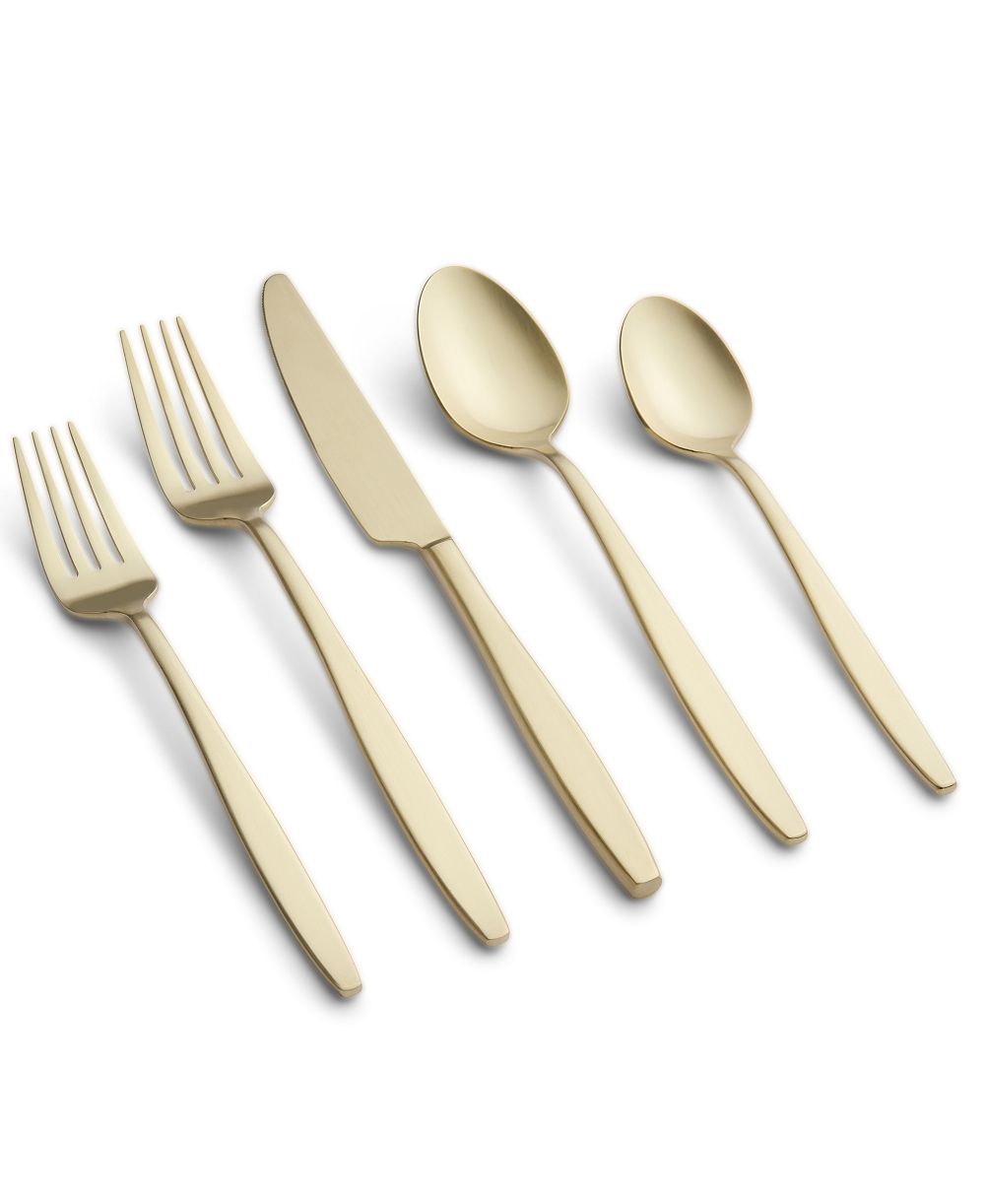 Набор столовых приборов Cambridge Silversmiths Nylah Champagne Satin, 20 шт.